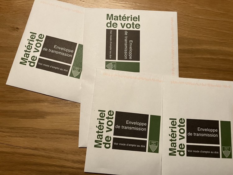 Le matériel de vote est arrivé dans votre boîte aux lettres&nbsp;!