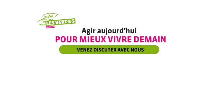 Les Vert·e·s du Chablais à votre&nbsp;rencontre
