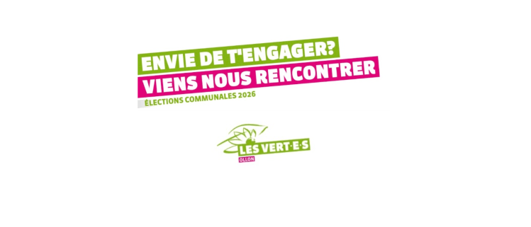 Envie de t&rsquo;engager, de vous engager ? Avec les Vert·e·s d&rsquo;Ollon&nbsp;?
